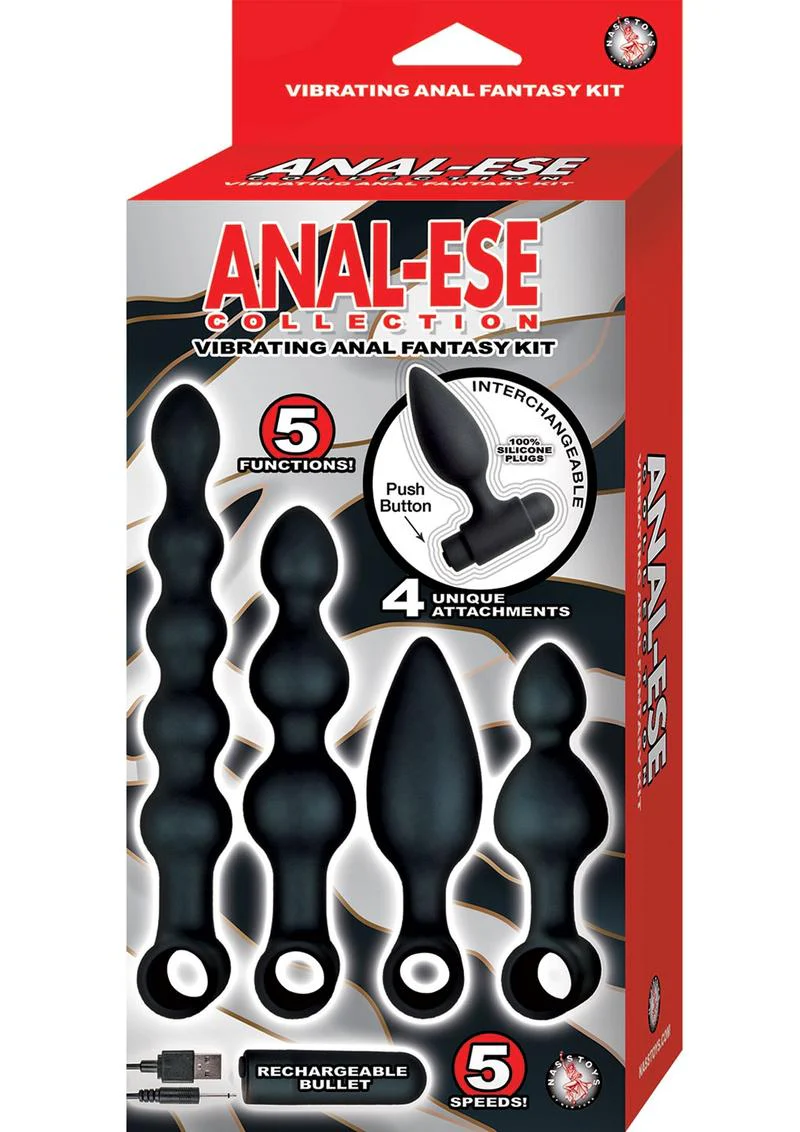 Anal Ese Collection Rechargeable Vibrating Anal Kit - Image 2