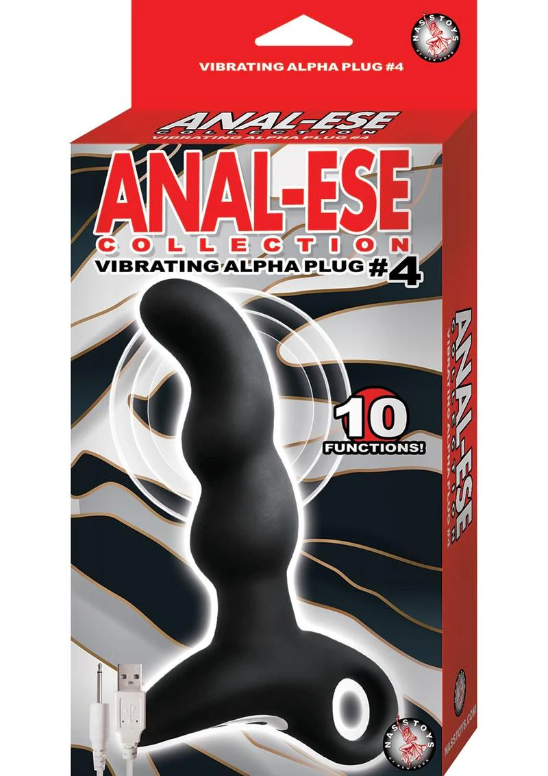 Anal Ese Collection Vibrating Alpha Silicone Plug - Image 2