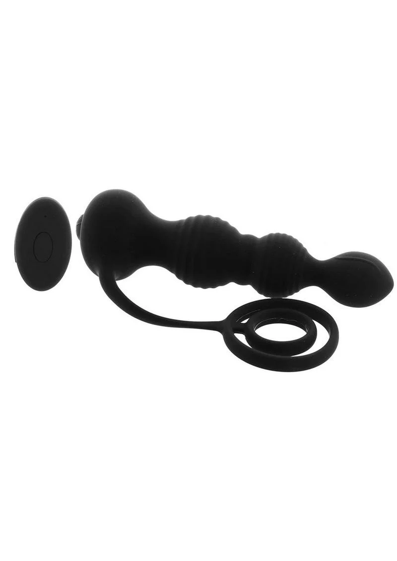 Anal-Ese Silicone Rechargeable Cock Ring With Remote Control - Image 2