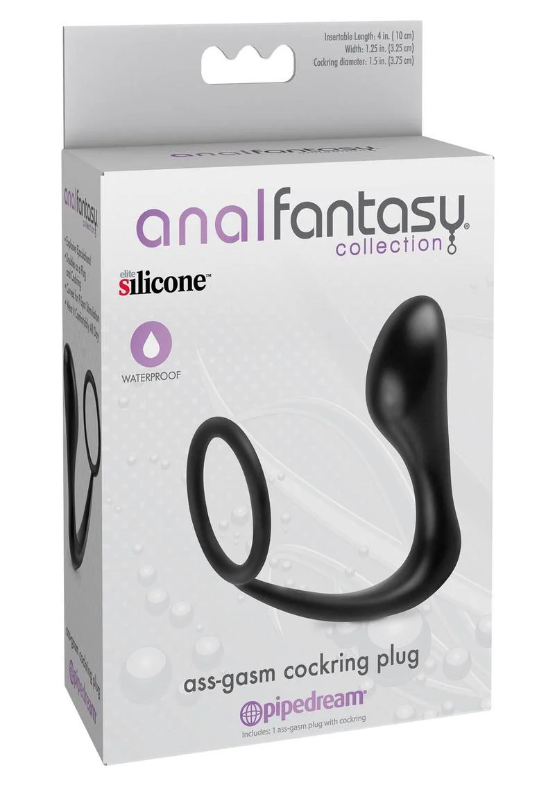Anal Fantasy Collection Ass Gasm Cockring Plug - Image 3
