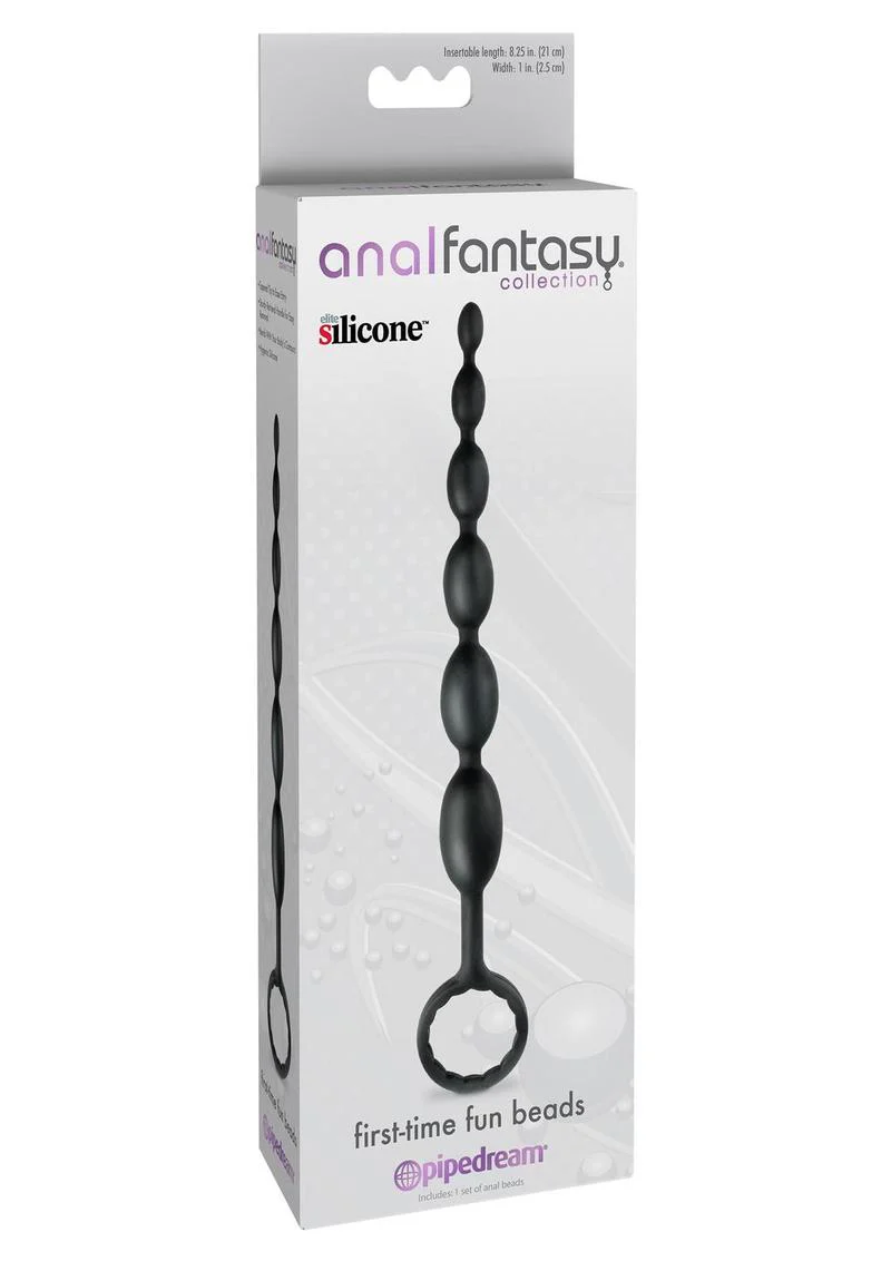 Anal Fantasy Collection Silicone First-Time Fun Beads - Image 3