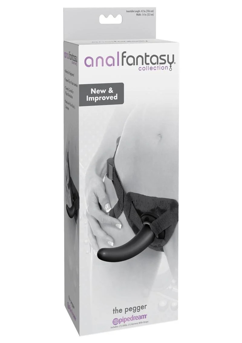 Anal Fantasy Collection The Pegger Silicone Strap-On Dildo - Image 3