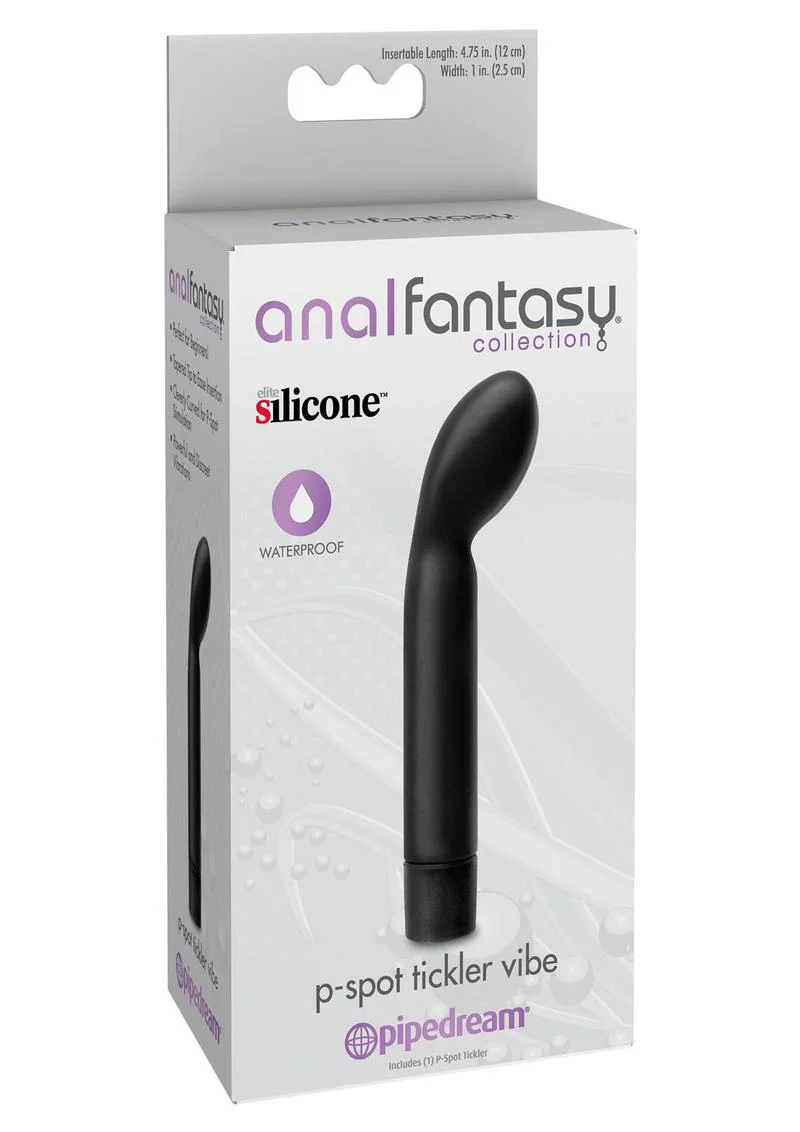 Anal Fantasy P-Spot Tickler Vibe Silicone Waterproof Vibrator - Image 3