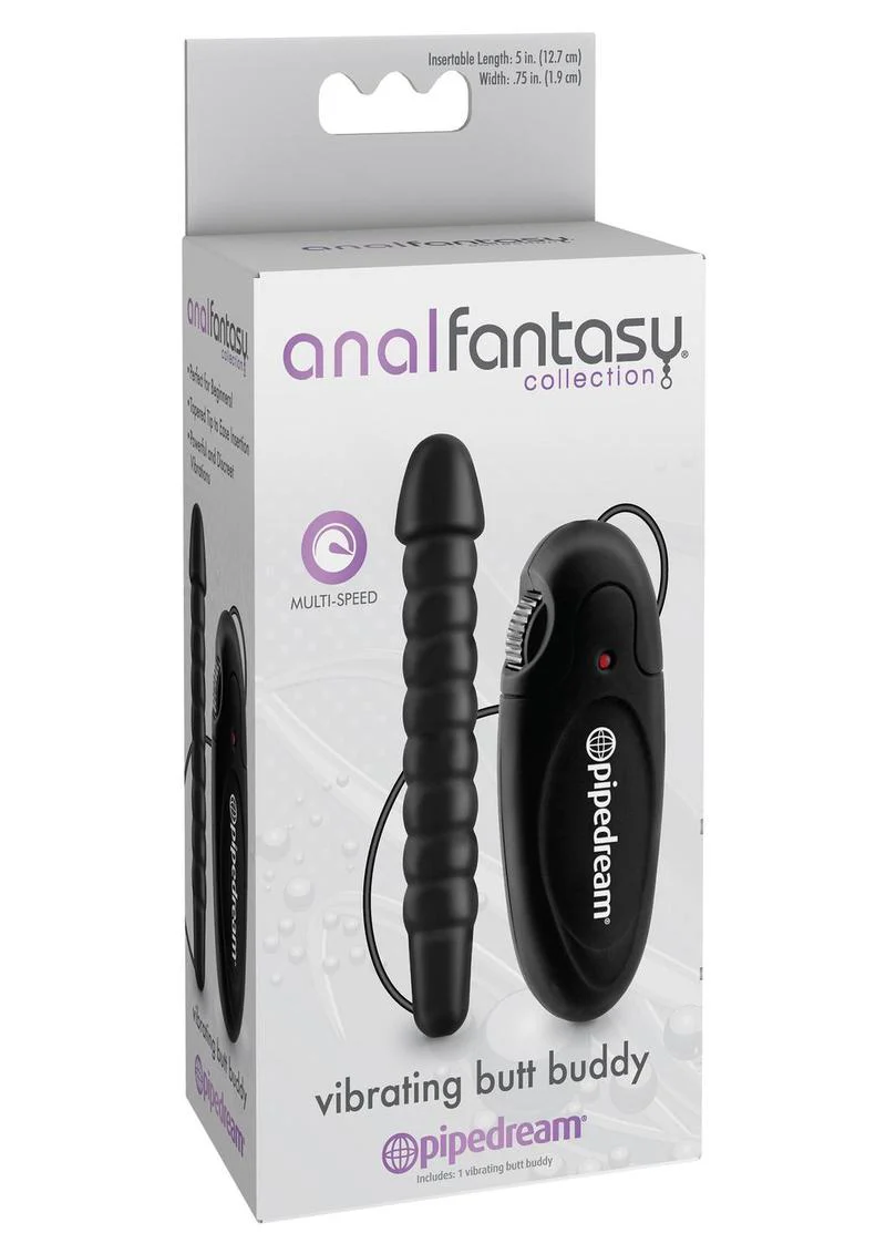 Anal Fantasy Vibrating Butt Buddy with Multi-Speed Remote - Image 2