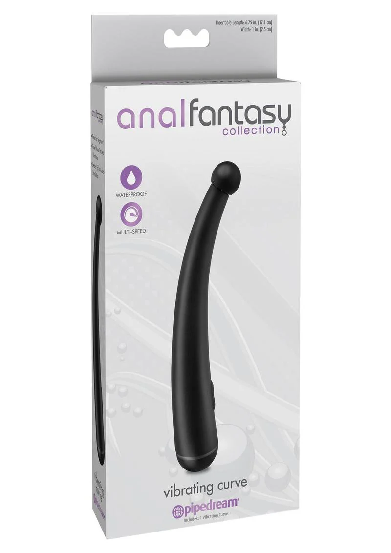 Anal Fantasy Vibrating Curve Probe Waterproof Multi-Speed Anal Toy - Image 3