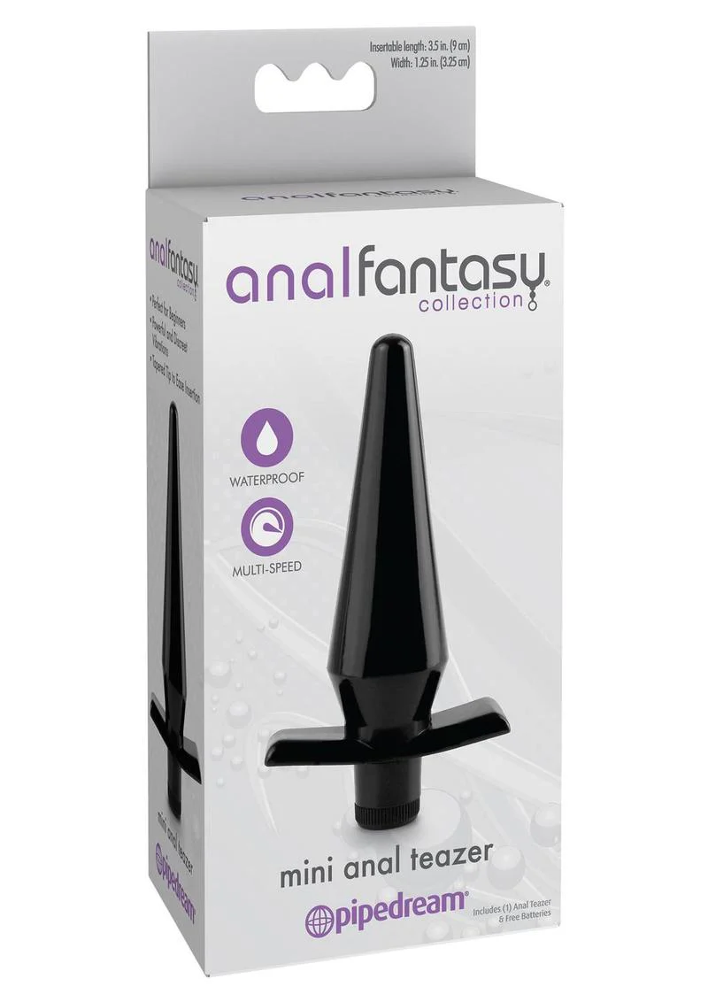 Anal Fantasy Vibrating Mini Anal Teaser Waterproof Plug - Image 3