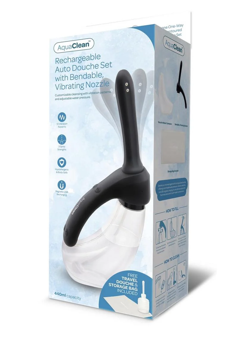 AquaClean Rechargeable Auto Douche Set with Bendable - Image 3