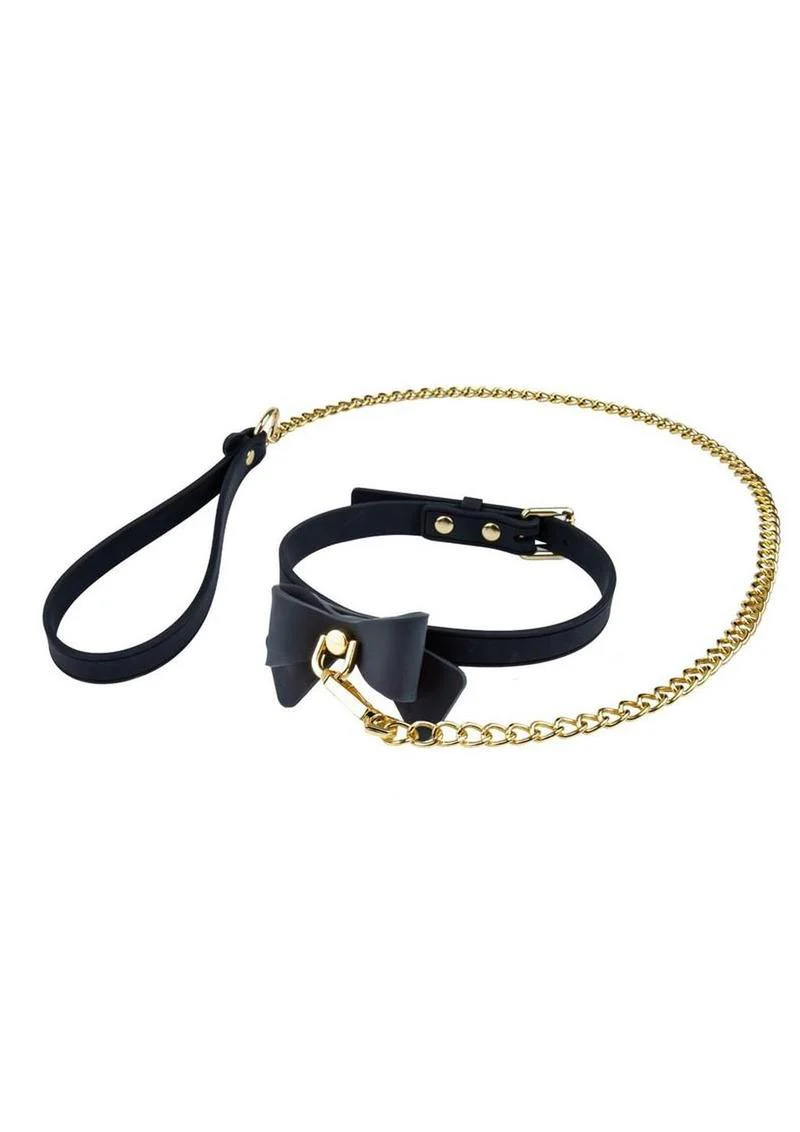 Ardor Collar And Leash with Bow - Image 2