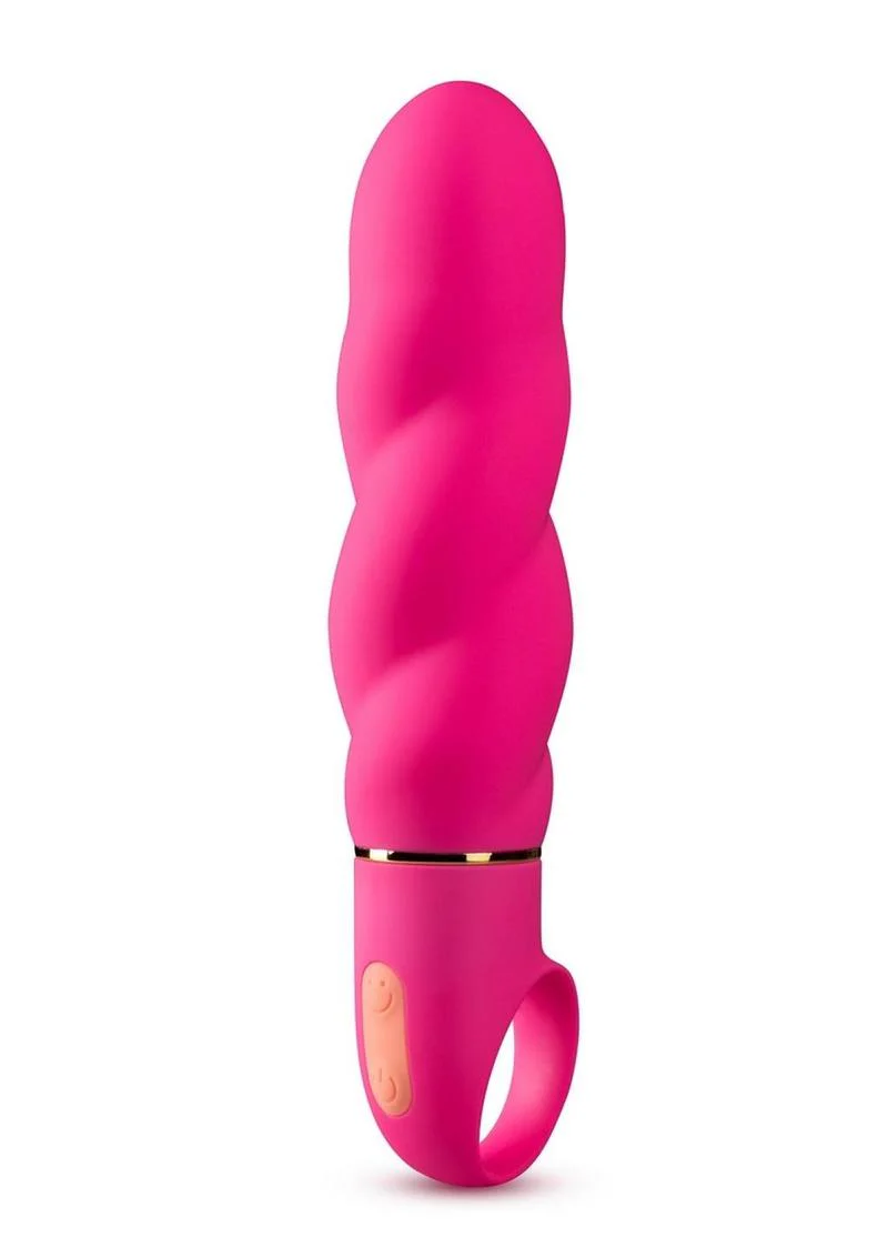 Aria Amazing AF Silicone Vibrator - Fuchsia Rumble Tech - Image 2