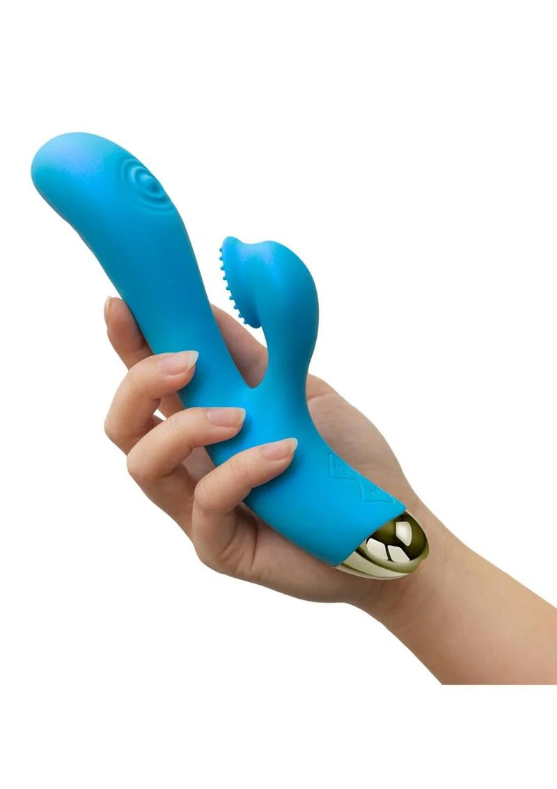 Aria Arousing AF Rechargeable Silicone Rabbit Vibrator - Image 3