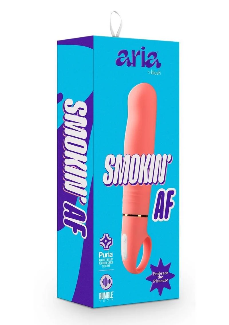 Aria Smokin' AF Rechargeable Silicone Vibrator - Image 4