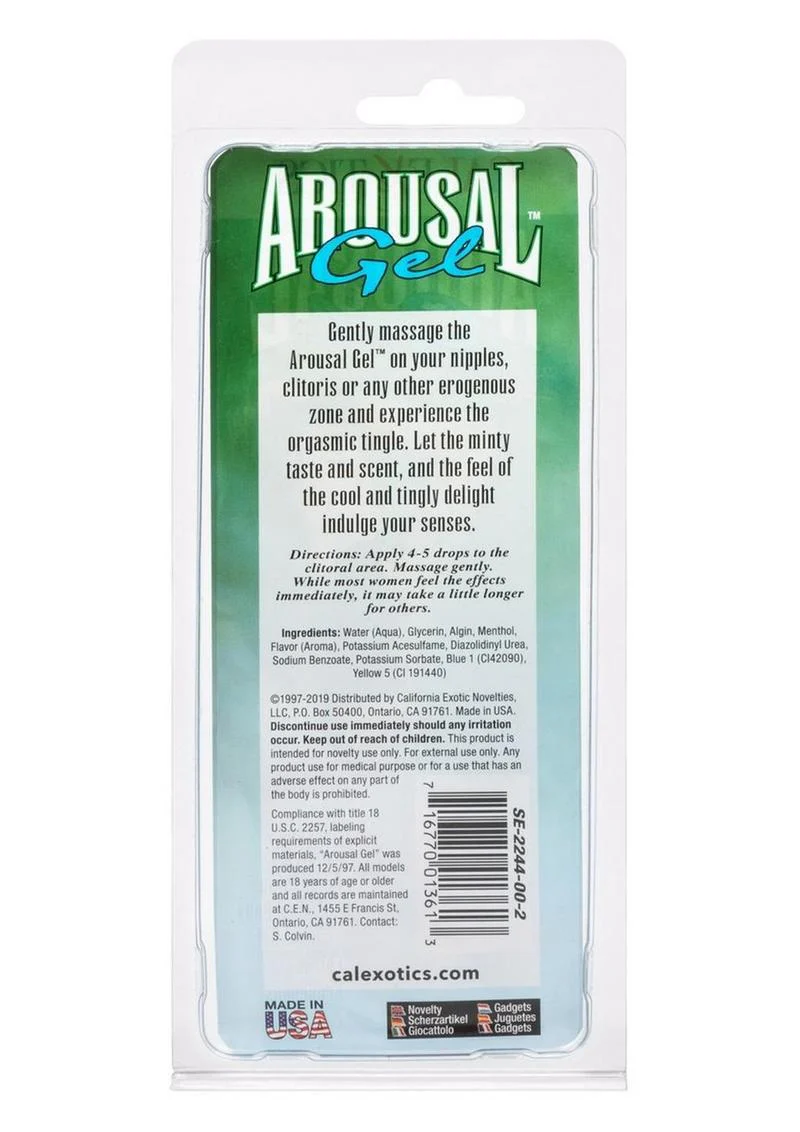 Arousal Gel Mint Flavored - Image 2
