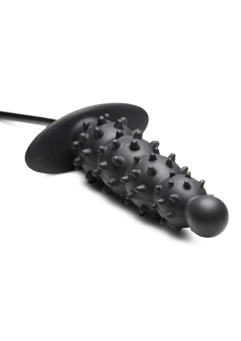Ass Puffer Nubbed Inflatable Silicone Anal Plug - Image 2