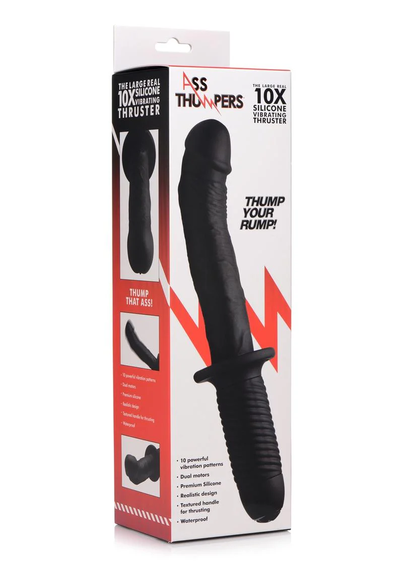 Ass Thumpers Large 10X Rechargeable Silicone Thruster Anal Probe - Image 4