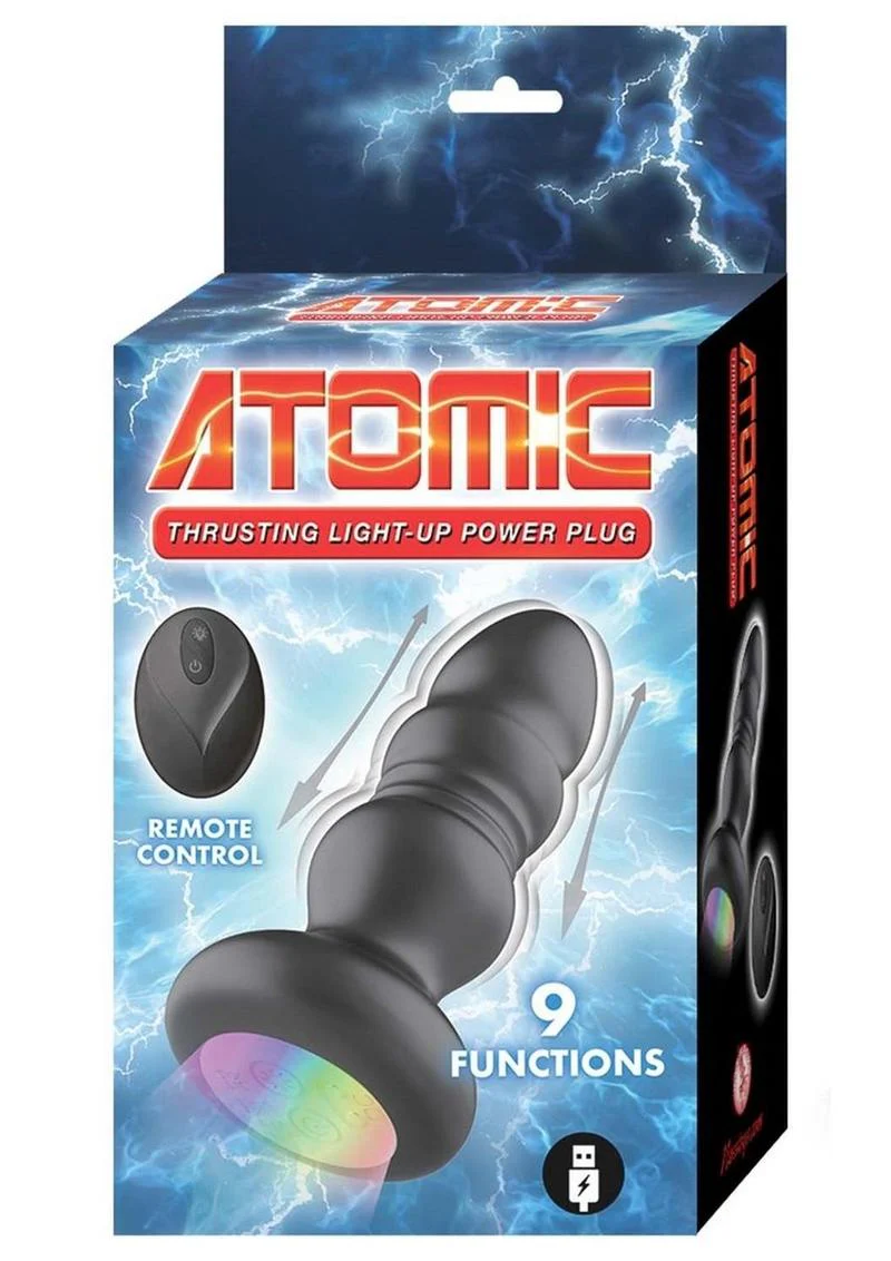 Atomic Thrusting Light-Up Silicone Power Plug - Image 2