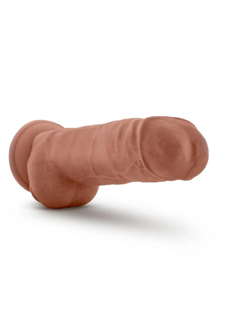 Au Naturel Big Boy Sensa Feel Dual-Density Dildo with Balls - Image 2