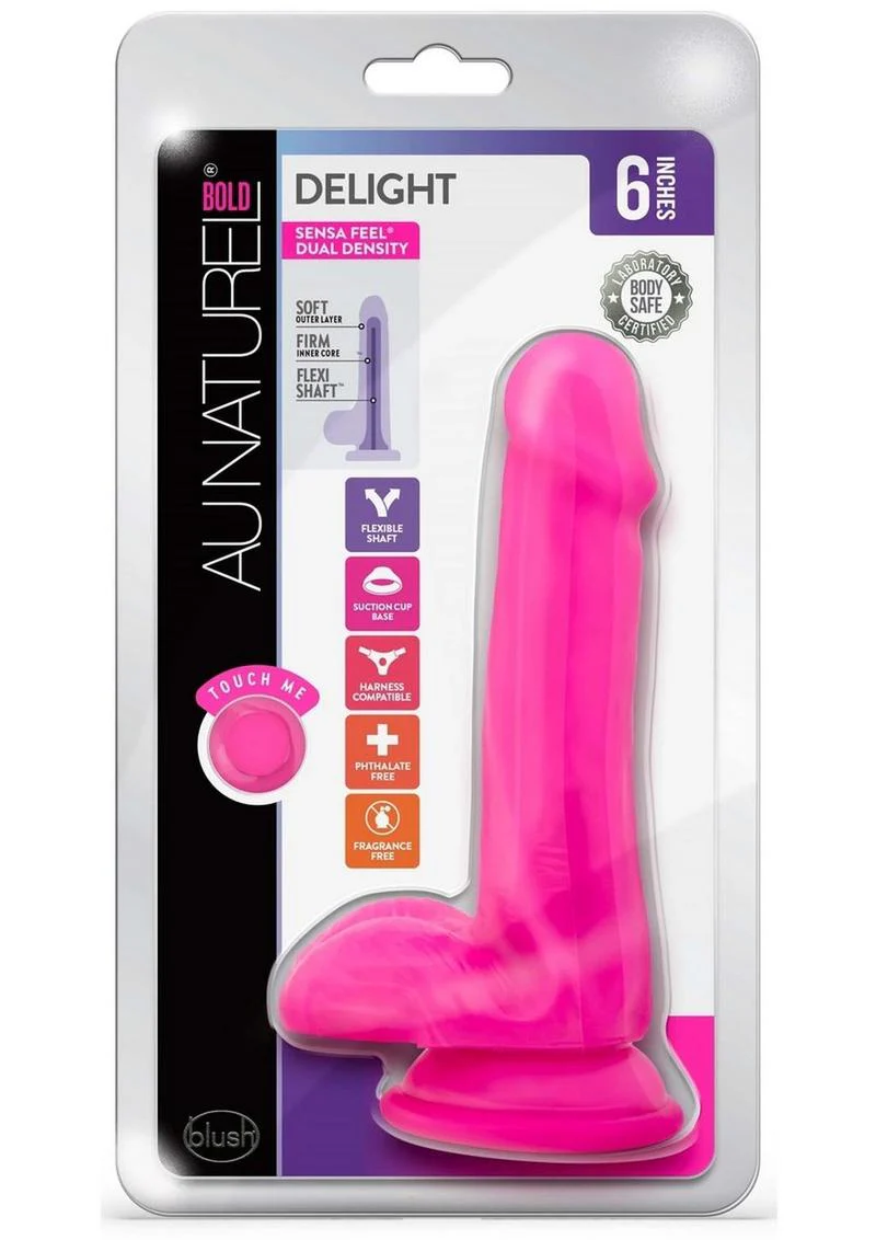 Au Naturel Bold Delight Dildo With Suction Cup - Image 7