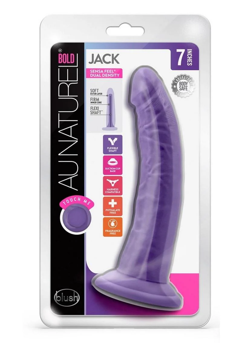 Au Naturel Bold Jack Dual-Density Suction Cup Dildo - Image 7