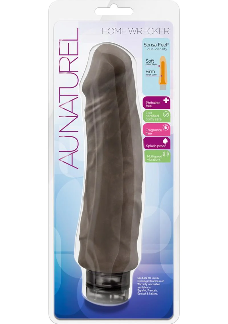 Au Naturel Home Wrecker Vibrating Dildo 9.5 Inches - Image 7