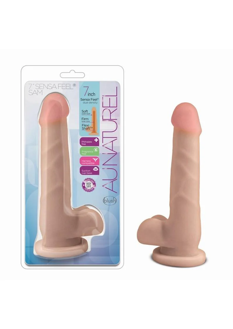 Au Naturel Sam Dual Density Dildo - Image 4