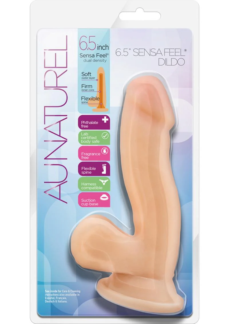 Au Naturel Sensa Feel Dildo with Suction Cup - Image 12