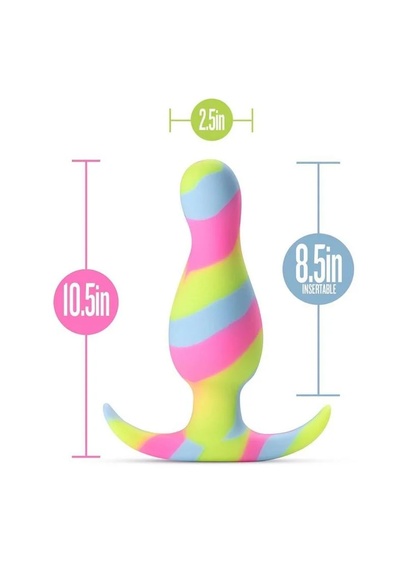 Avant Kaleido Lime Silicone Anal Plug - Image 3
