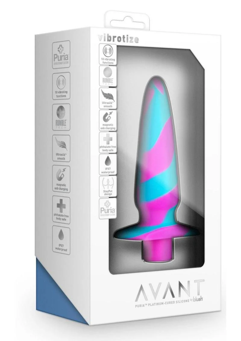 Avant Vibrotize Silicone Anal Plug - Image 4