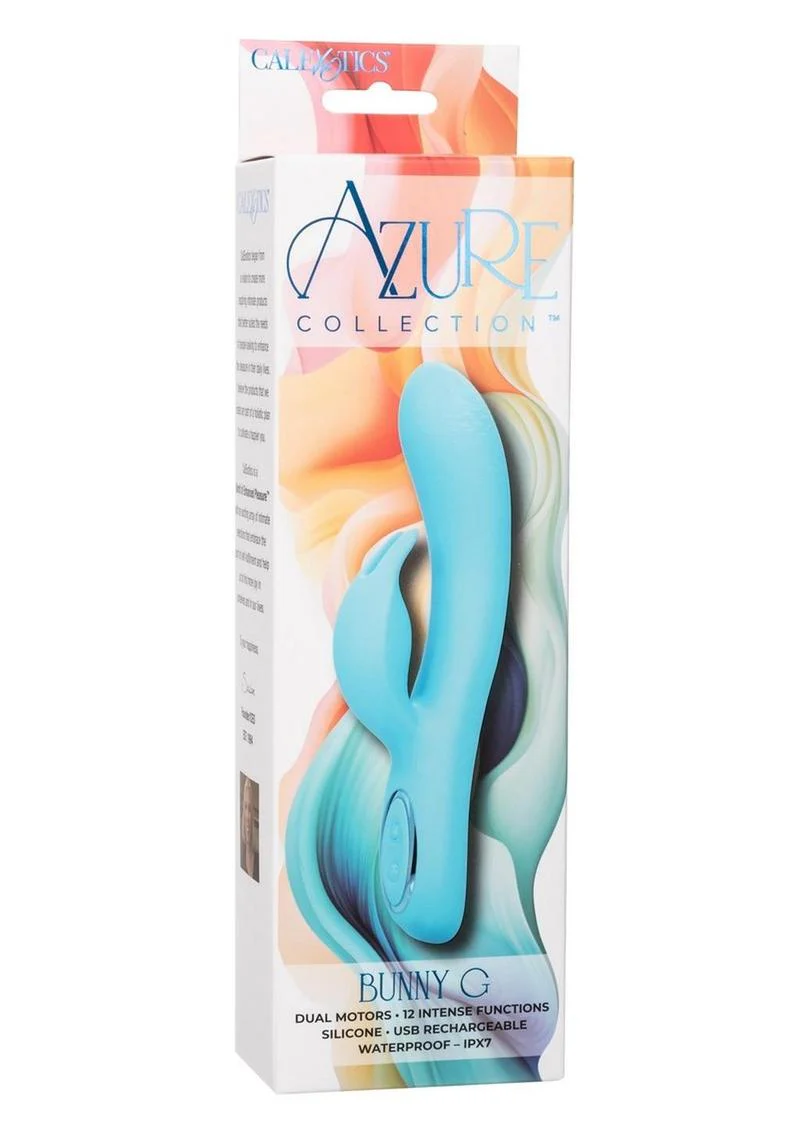 Azure Bunny Rechargeable Silicone G Vibrator - Image 4