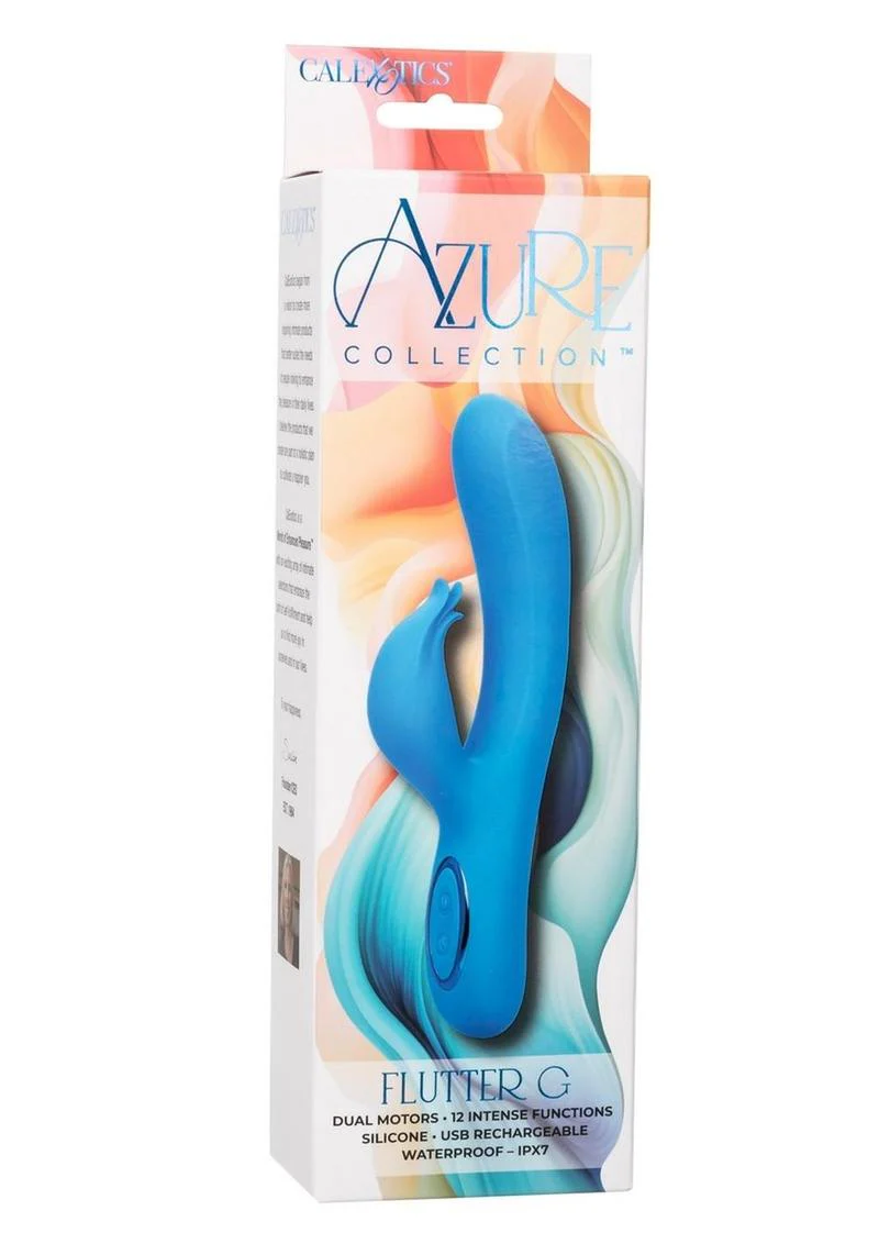 Azure Collection Flutter G Rechargeable Dual Motor Vibrator - Image 4