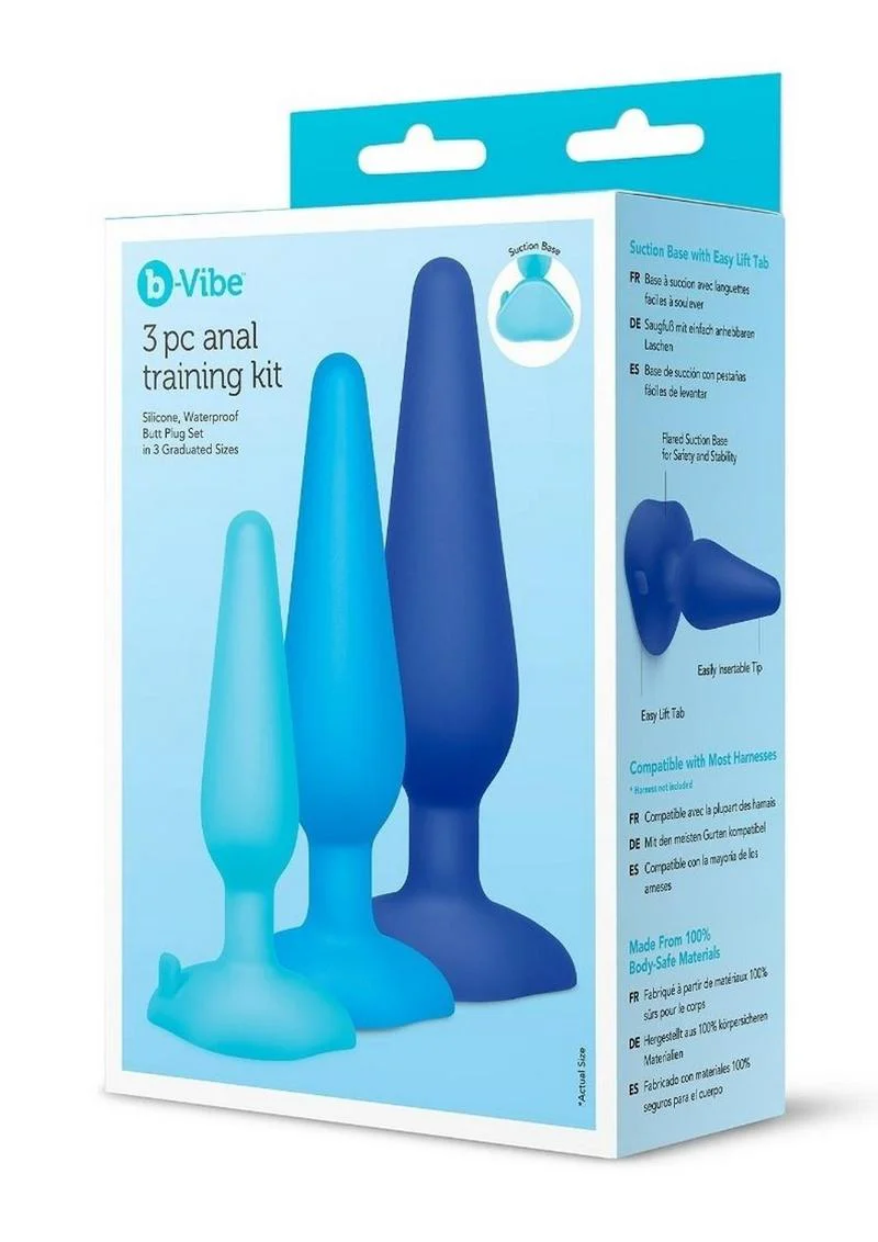b-Vibe 3-Piece Silicone Anal Training Kit - Image 4
