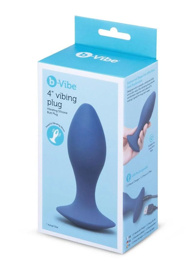 b-Vibe 4" Vibing Plug - Image 4