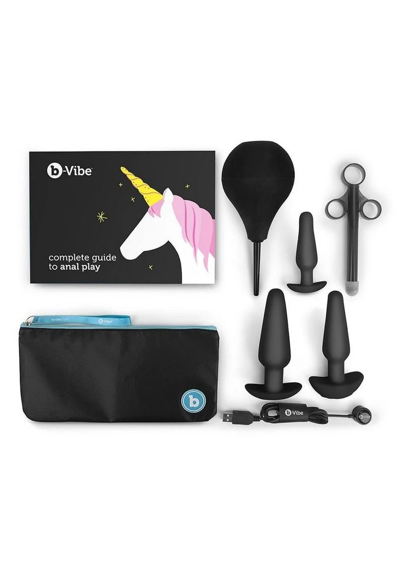 B-Vibe Anal Education Set Rechargeable Anal Play - Image 3