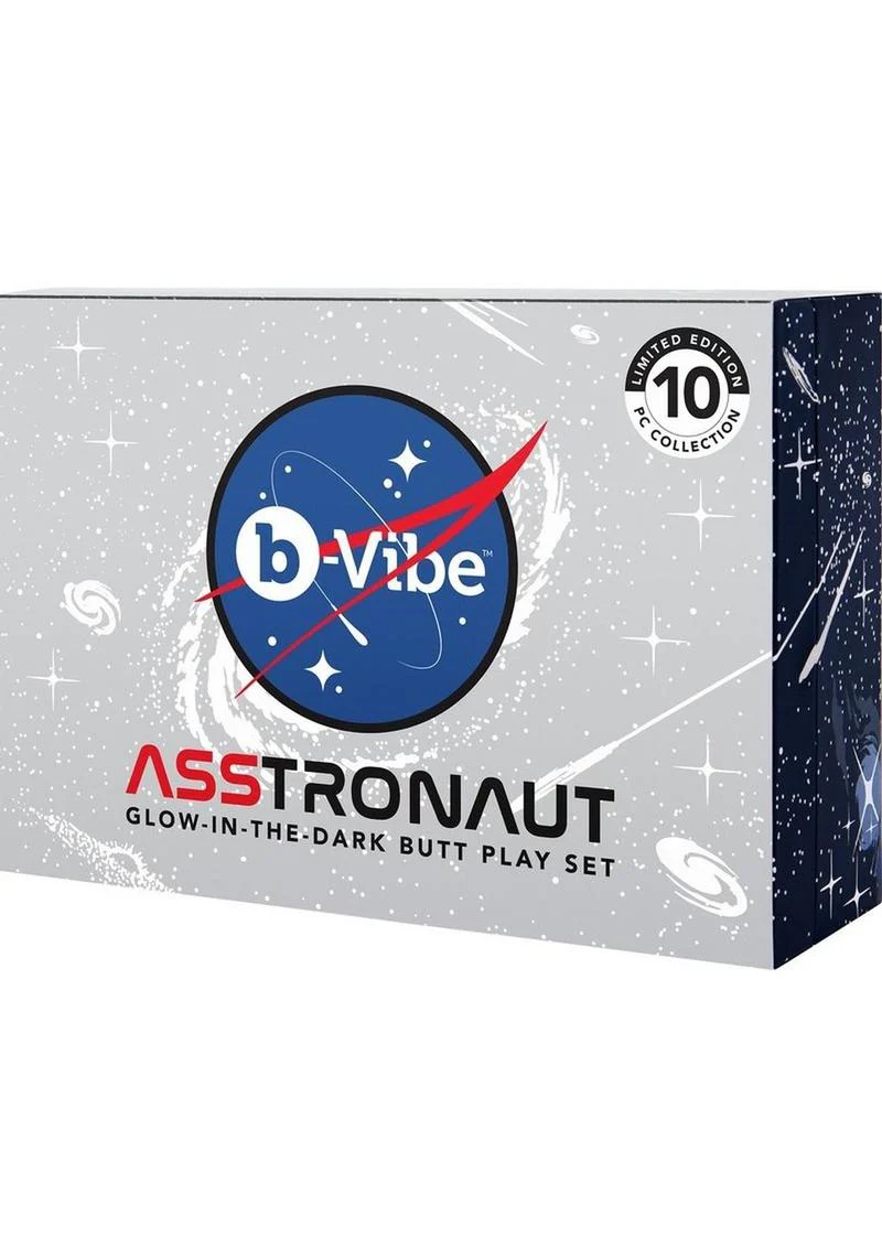 b-Vibe Assstronaut Glow-in-the-Dark Rechargeable  Anal Play Set - Image 4