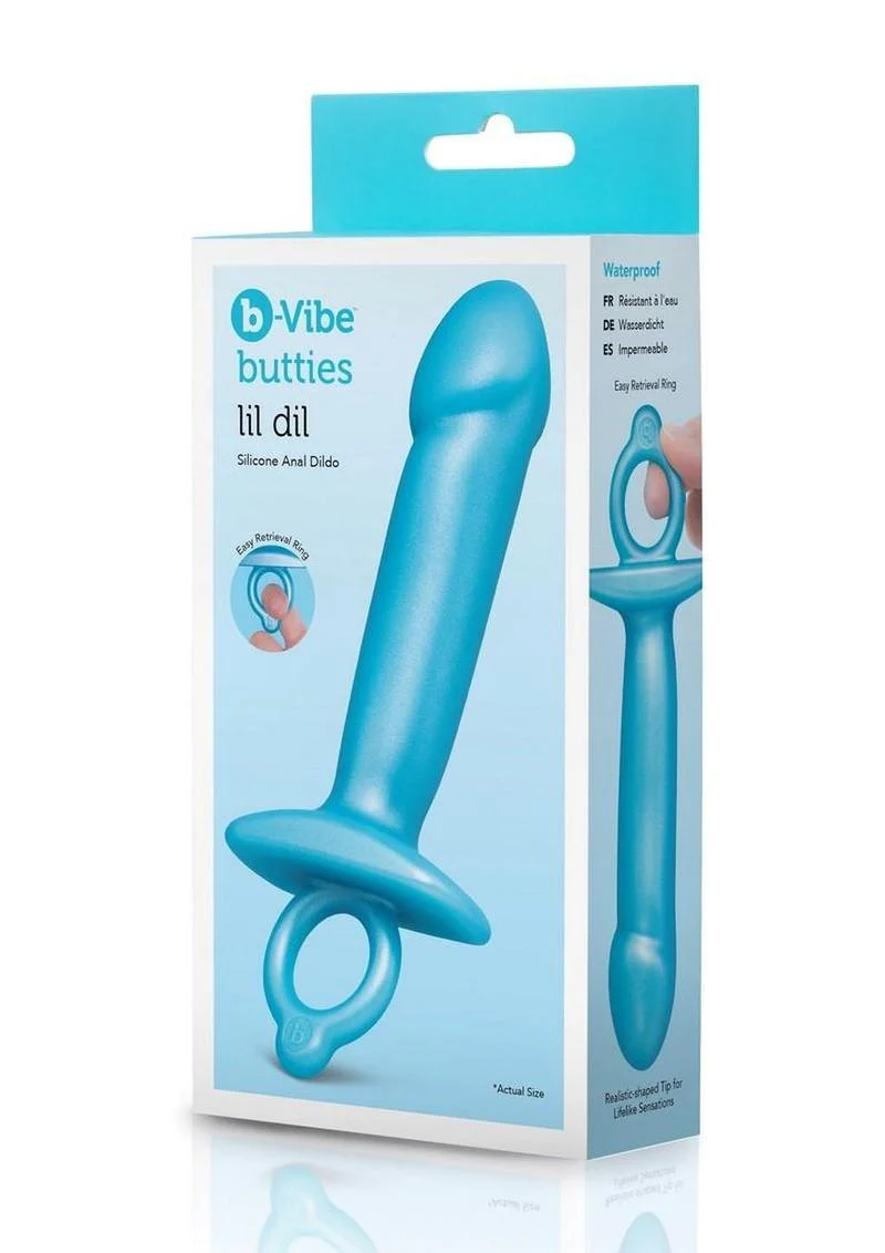 b-Vibe Butties Lil Dil Silicone Anal Dildo - Image 4
