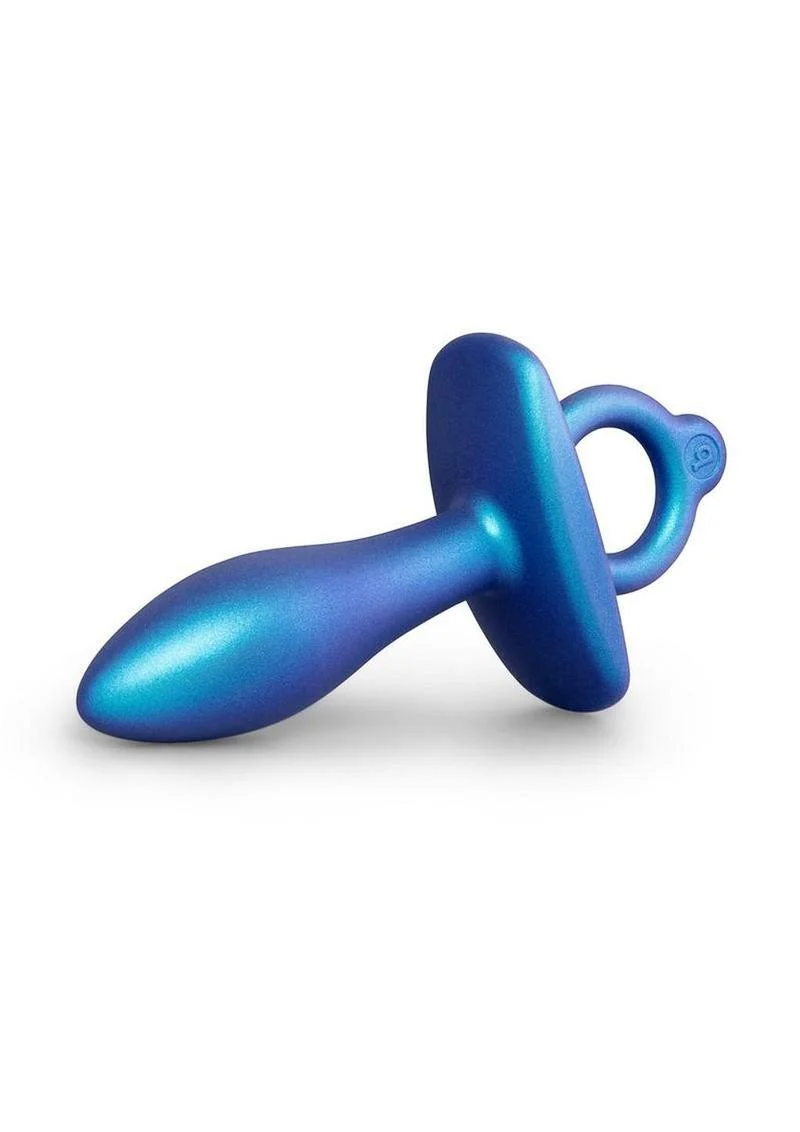 b Vibe Butties Slide Silicone Butt Plug Navy Blue - Image 2