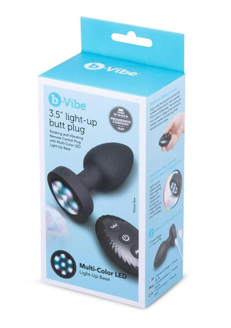 b-Vibe Light-Up Butt Plug - Image 4