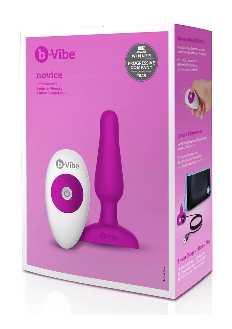 b-Vibe Novice Silicone Anal Plug - Image 7