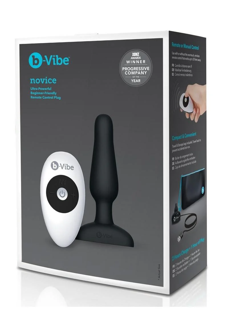 b-Vibe Novice Silicone Anal Plug - Image 8