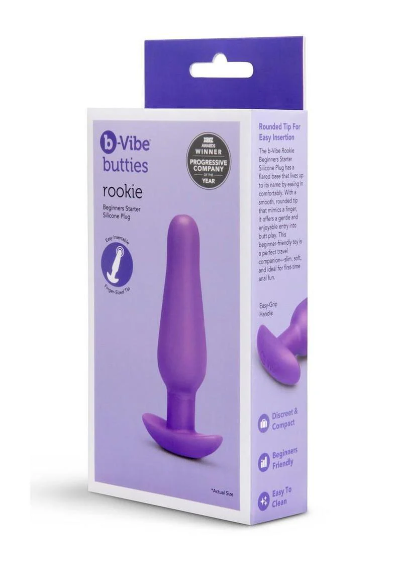 B-Vibe Rookie Beginner's Anal Plug - Image 4