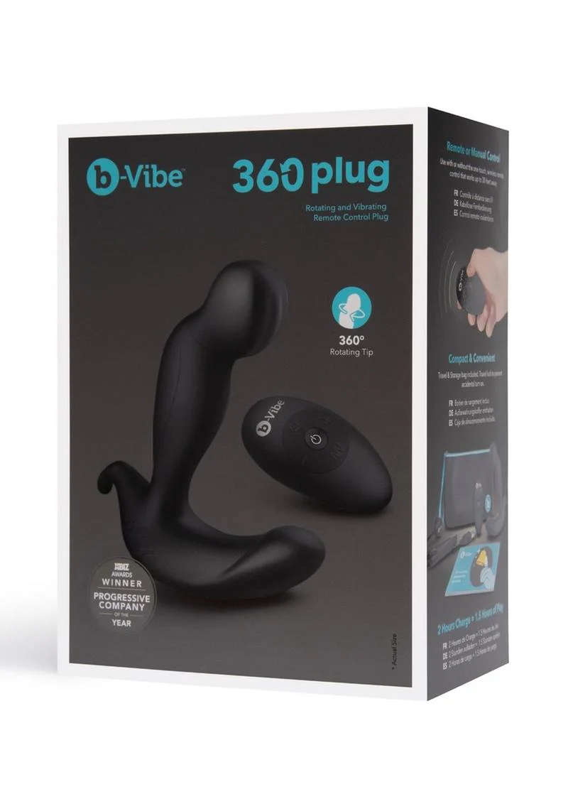 b-Vibe Rotating And Vibrating Rechargeable Plug - Image 4