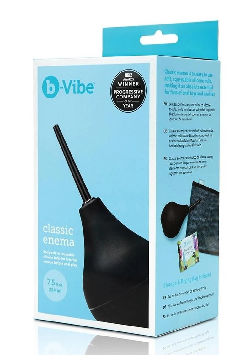 B-Vibe Silicone Classic Enema - Image 4
