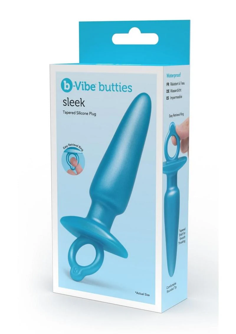 b-Vibe Sleek Tapered Silicone Plug - Image 4