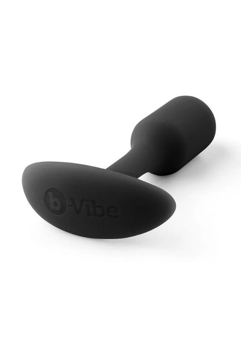 b Vibe Snug Plug 1 Weighted Silicone Anal Plug - Image 8