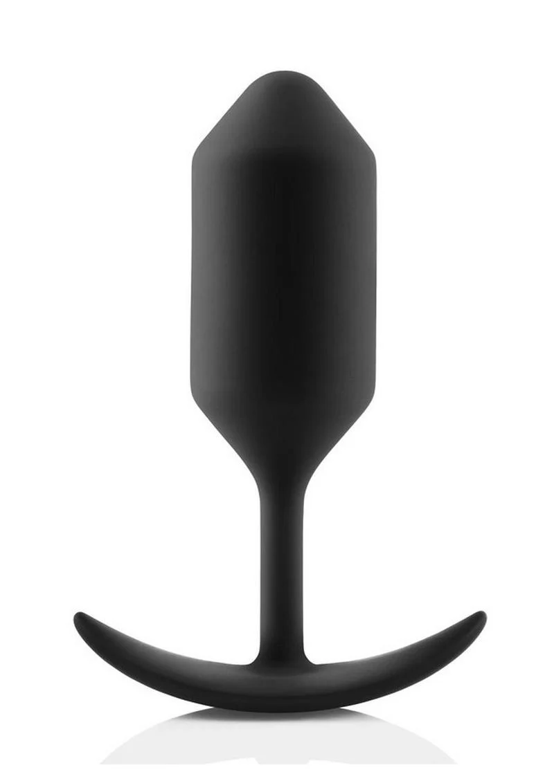 b Vibe Snug Plug 3 Weighted Silicone Anal Plug - Image 10