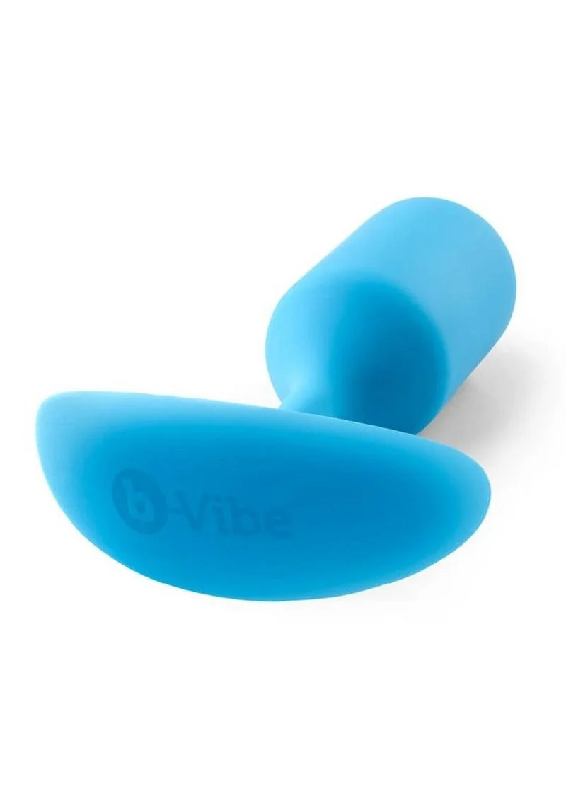 b Vibe Snug Plug 3 Weighted Silicone Anal Plug - Image 2