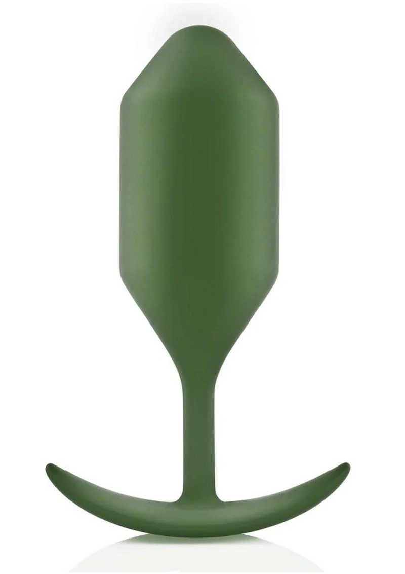 b Vibe Snug Plug 4 Weighted Silicone Anal Plug - Image 7