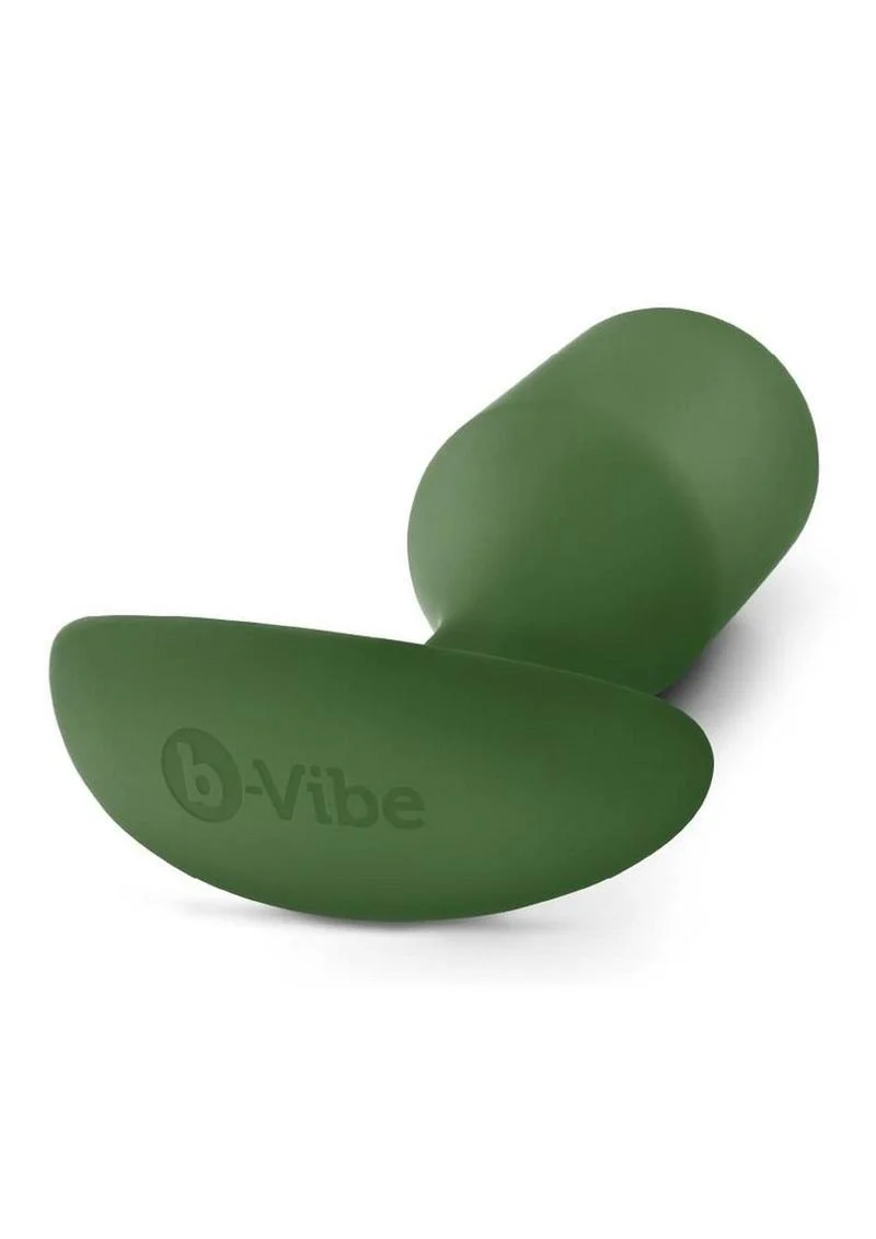 b Vibe Snug Plug 4 Weighted Silicone Anal Plug - Image 8