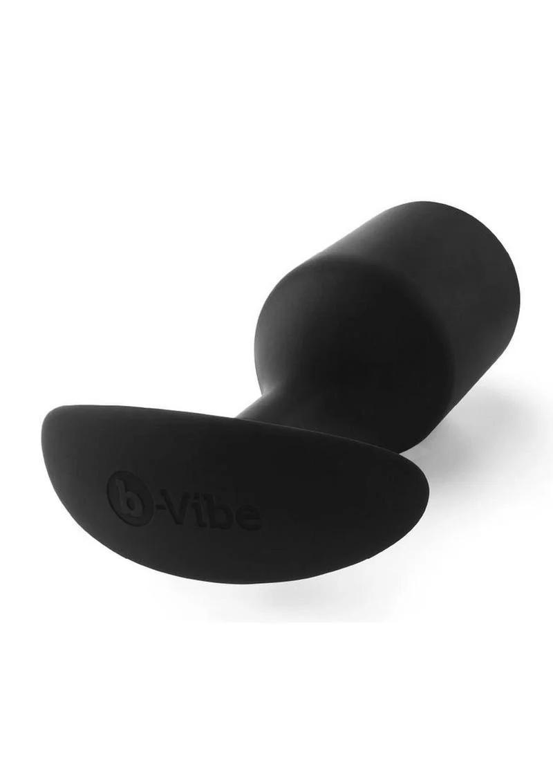 b Vibe Snug Plug 5 Weighted Butt Silicone Anal Plug - Image 5