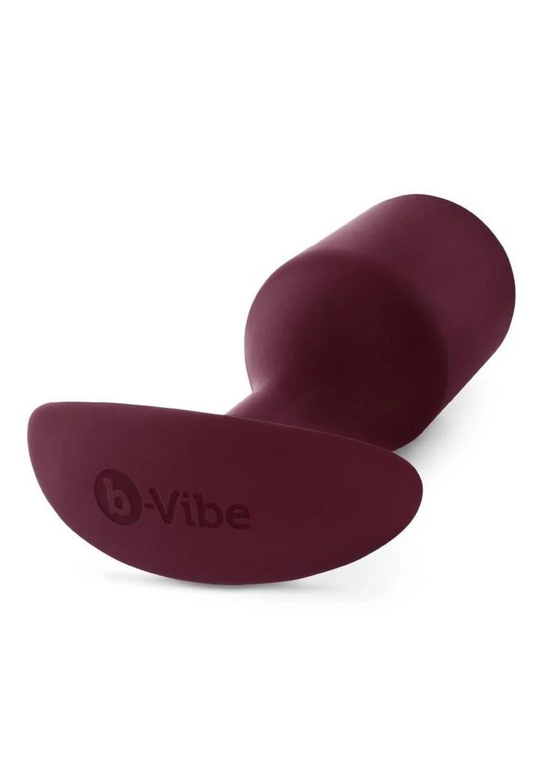 b Vibe Snug Plug 5 Weighted Silicone Anal Plug - Image 2