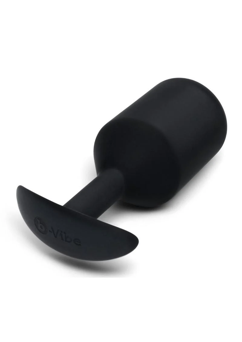 b Vibe Snug Plug 7 Weighted Silicone Anal Plug - Image 2